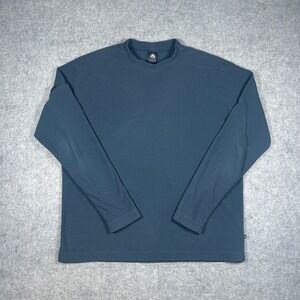 Vintage Nike ACG Fleece Pullover Mens XL Blue Therma-fit Gorpcore Hiking Outdoor